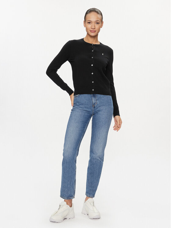Polo Ralph Lauren Polo Ralph Lauren Кардиган 211891672006 Черен Regular Fit