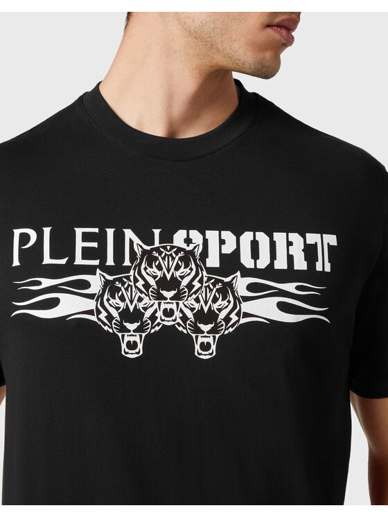 Plein Sport Plein Sport T-Shirt 1059 Czarny Regular Fit