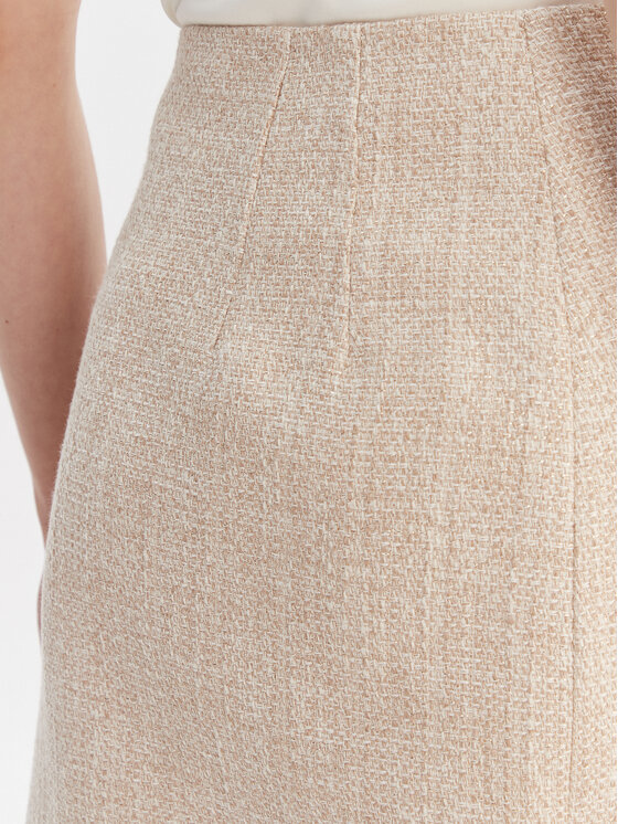 Luisa Spagnoli Luisa Spagnoli Bleistiftrock Tanzania 543169 Beige Regular Fit