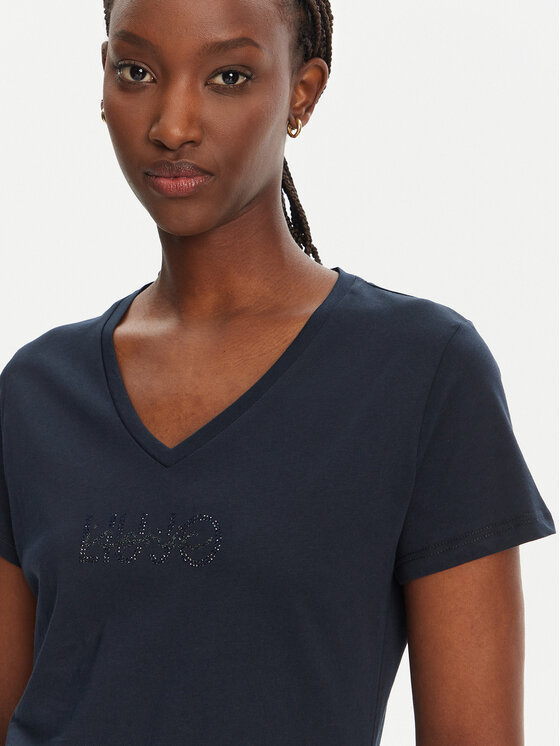 Liu Jo Sport Liu Jo Sport T-särk TA5179 J6040 Tumesinine Regular Fit