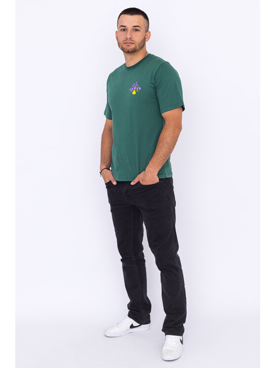 Palto Palto T-Shirt Meditate Zielony Relaxed Fit