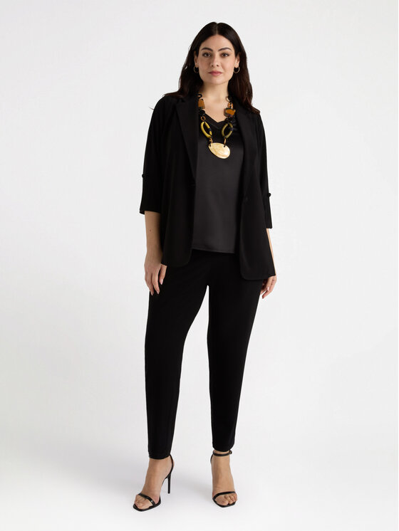 Fiorella Rubino Fiorella Rubino Pantaloni di tessuto P807L002091N033 Nero Regular Fit