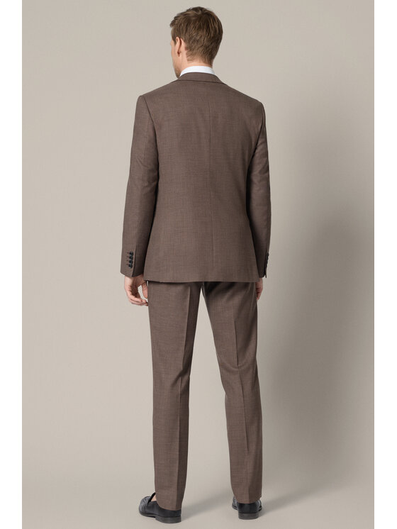 Lancerto Lancerto Garnitur Tomelloso GA073126000022 Brązowy Slim Fit