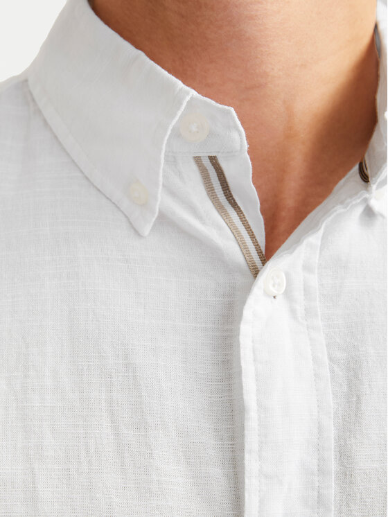 Jack & Jones Jack & Jones Koszula Summer 12274599 Biały Regular Fit