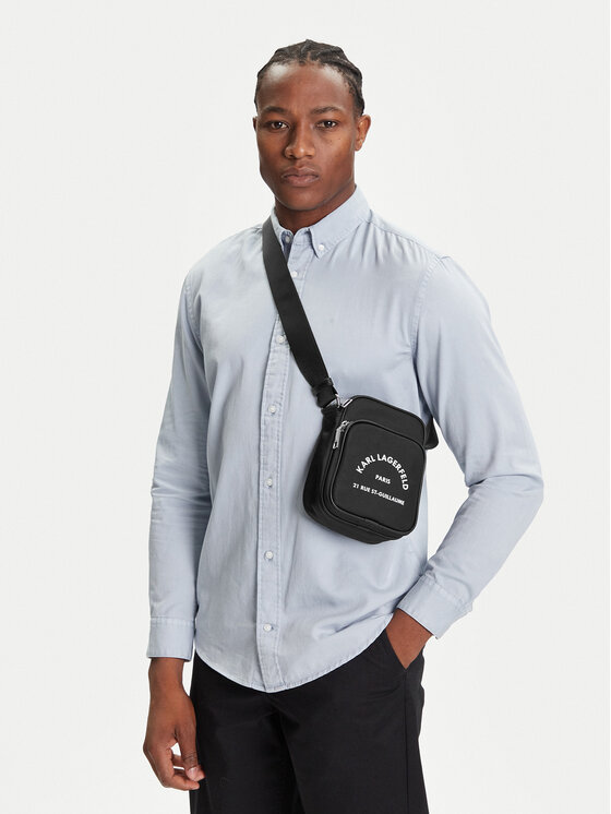 KARL LAGERFELD KARL LAGERFELD Мъжка чантичка A2M30230 Черен