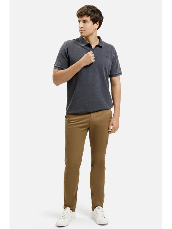Cross Jeans Cross Jeans Polo 16144-462 Niebieski Regular Fit