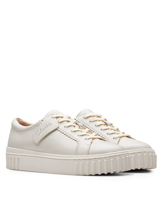 Clarks Clarks Sneakersy Mayhill Walk 26177817 Biały