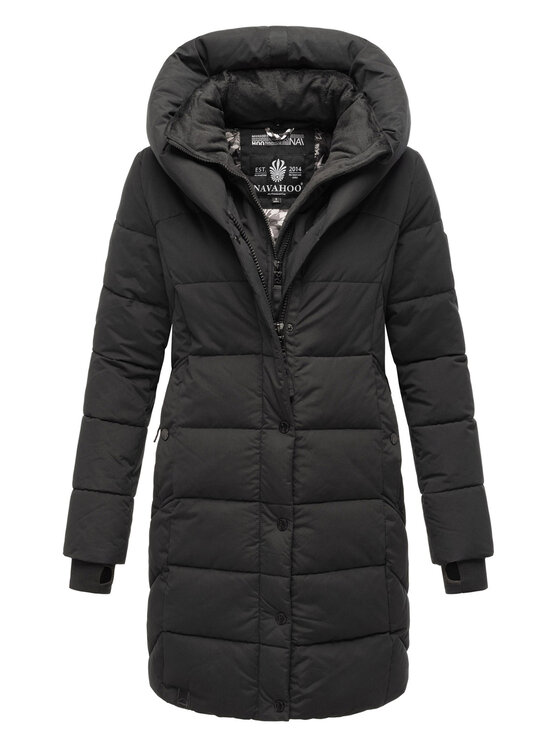 Navahoo Navahoo Kurtka zimowa Knutschilein Czarny Regular Fit