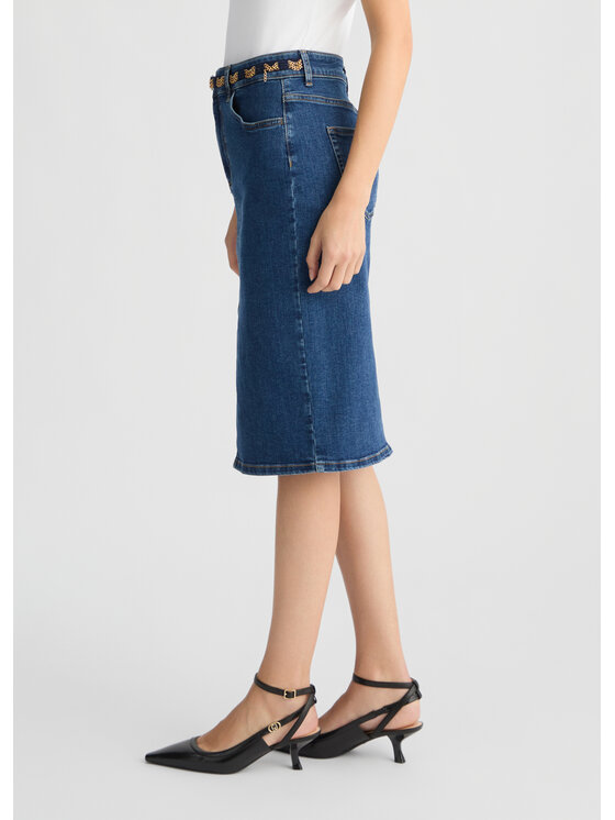 Liu Jo Liu Jo Spódnica jeansowa UA5134D4448788 Niebieski Regular Fit