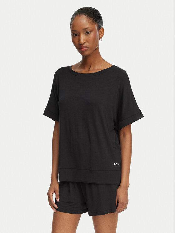 BOSS BOSS Pidžama Element 50561022 Crna Relaxed Fit