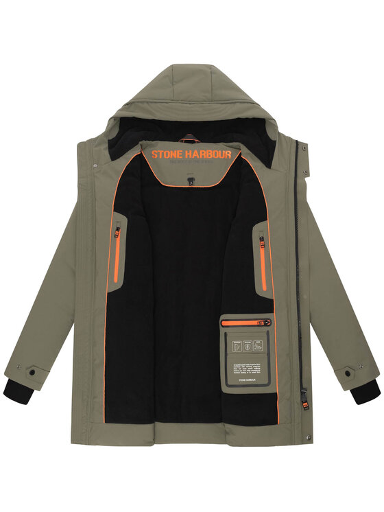 Stone Harbour Stone Harbour Kurtka zimowa Kitraan Zielony Regular Fit