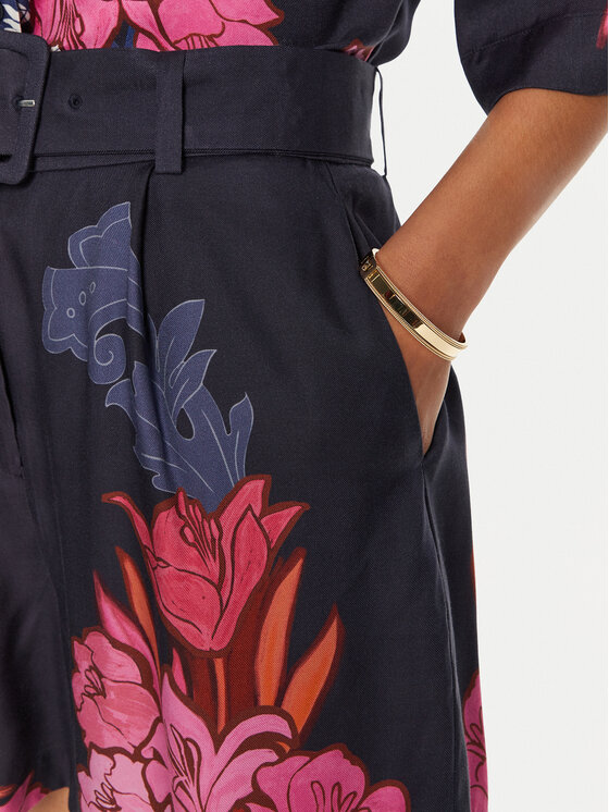 Ted Baker Ted Baker Szövet rövidnadrág 276163 Sötétkék Regular Fit