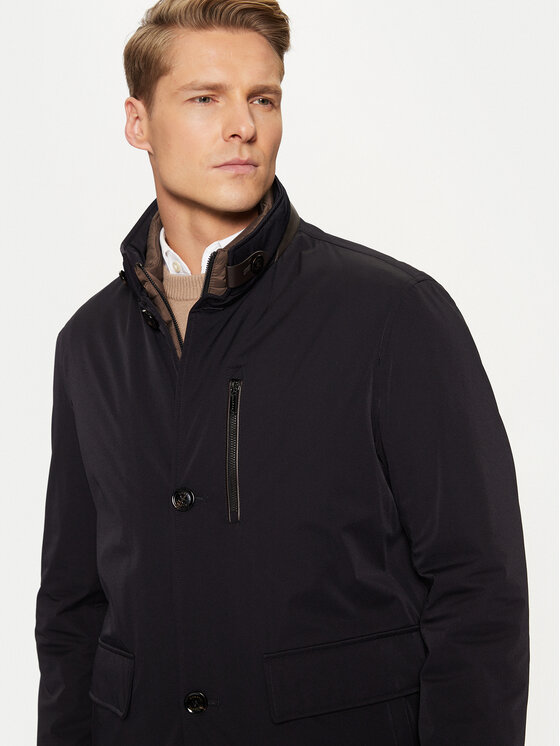 Bugatti Bugatti Преходно палто 674128 69081 Тъмносин Regular Fit