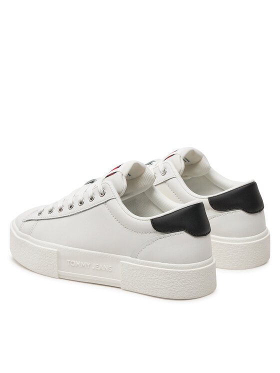 Tommy Jeans Tommy Jeans Снікерcи Tjw Foxing Flatform Sneaker EN0EN02567 Écru