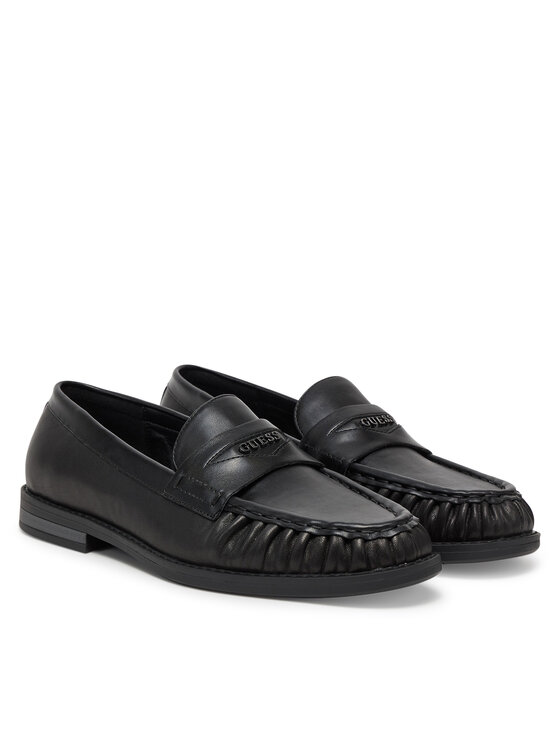 Guess Guess Μοκασίνια FMJOSA LEA14 Μαύρο
