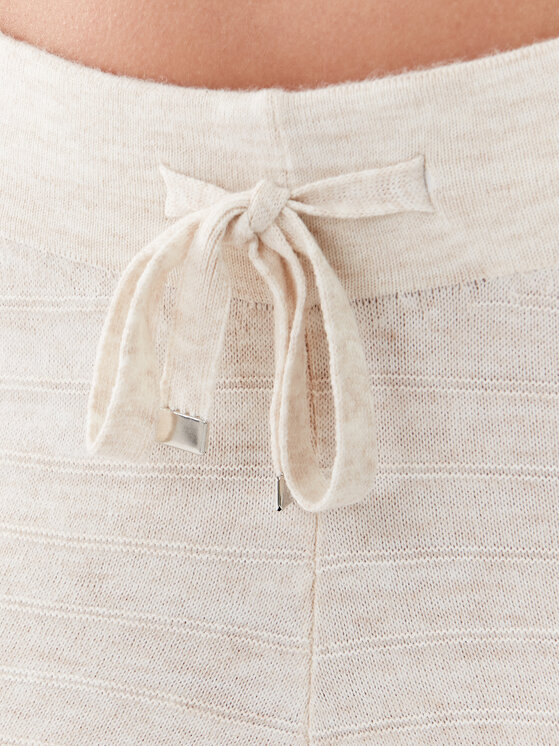 ONLY ONLY Strickhose 15294501 Beige Wide Leg