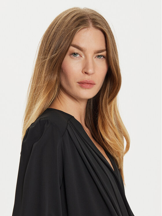 Artigli Artigli Bluzka ACBL000526 Czarny Regular Fit