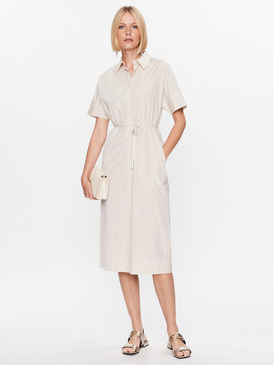 Peserico Peserico Сукня-сорочка S02136A Бежевий Regular Fit