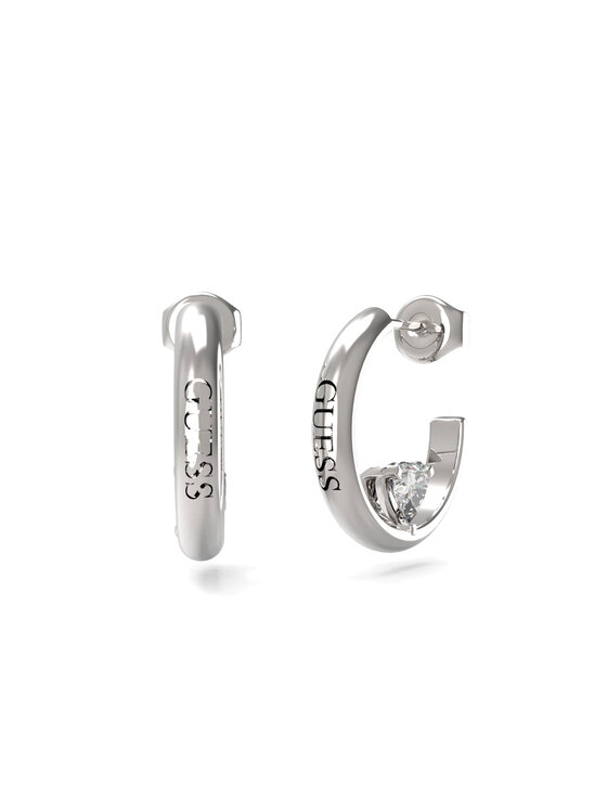 Guess Guess Kolczyki JUBE04659JW Srebrny