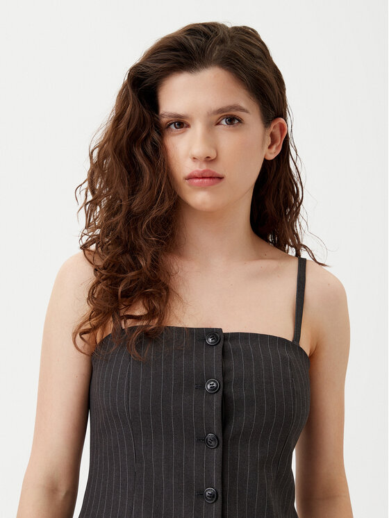 HUGO HUGO Prsluk Asiane 50530460 Siva Regular Fit