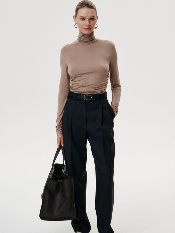 MARI PRETI MARI PRETI Dolcevita Lisara Beige Regular Fit