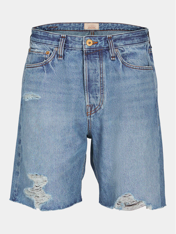 Jack&Jones Jack&Jones Jeans kratke hlače Tony Cooper 12255116 Modra Loose Fit