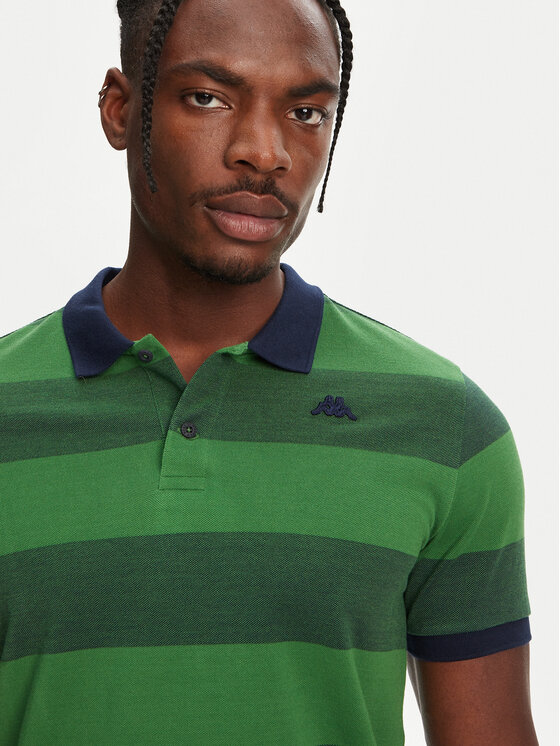 Robe di Kappa Robe di Kappa Polo Ming 64126KW Verde Slim Fit