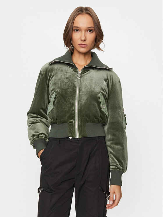 Juicy Couture Prehodna jakna Rydell JCWCO23328 Zelena Regular Fit