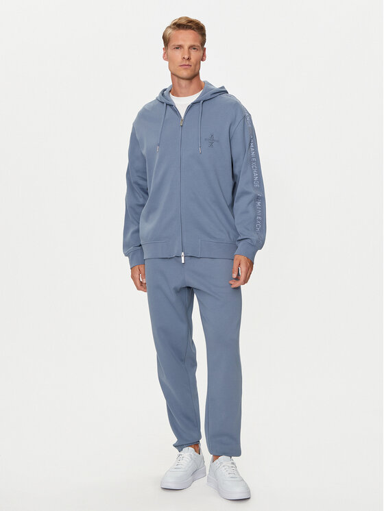 Armani Exchange Armani Exchange Pulóver 6DZMLC ZJNNZ 15DU Kék Regular Fit