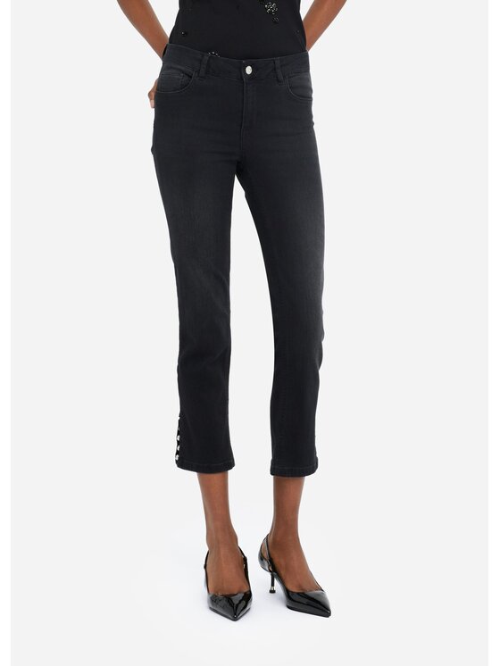 Liu Jo Liu Jo Jeans UF5178D487487375 Nero Slim Fit
