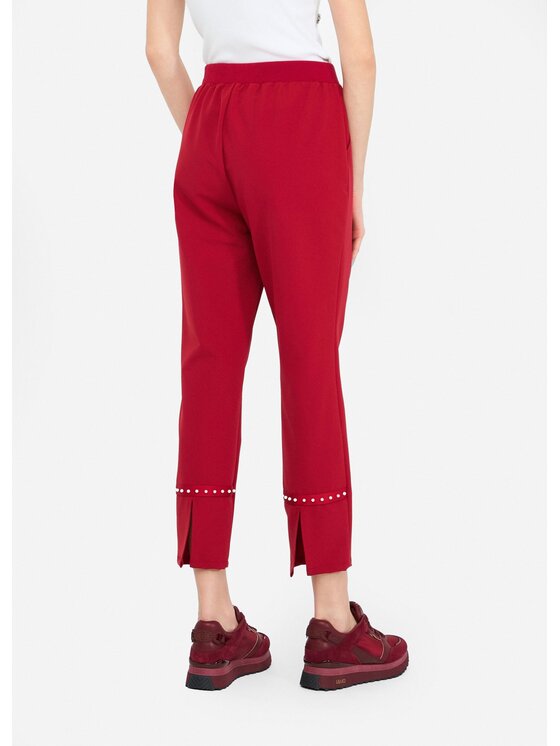 Liu Jo Liu Jo Pantaloni di tessuto TF5264T262091862 Rosso Regular Fit