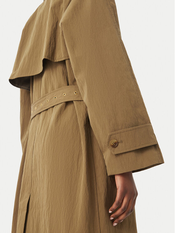 MICHAEL Michael Kors MICHAEL Michael Kors Tenchcoat MS620FLKMY Khakifarben Oversize