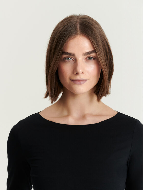 TATUUM TATUUM Bluzka MIKAJANKA Czarny Classic Fit