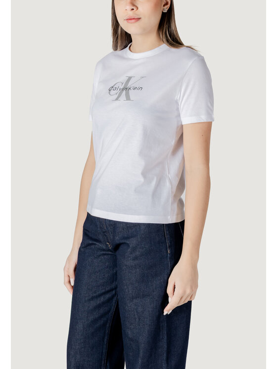 Calvin Klein Jeans Calvin Klein Jeans T-shirt LV047B864 Bianco Casual Fit