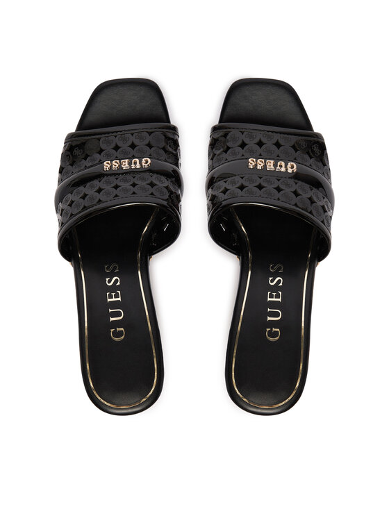Guess Guess Iešļūcenes FLJQUI PAF04 Melns