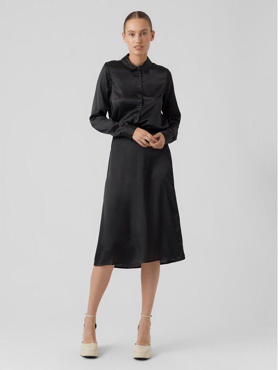 Vero Moda Vero Moda Trapeces svārki Noa 10274397 Melns Regular Fit