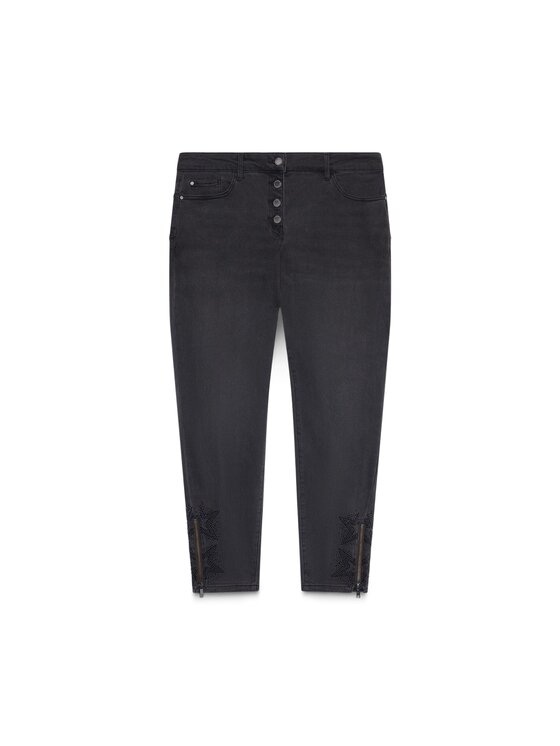 Fiorella Rubino Fiorella Rubino Jeansy P491T005433N023 Szary Skin Fit