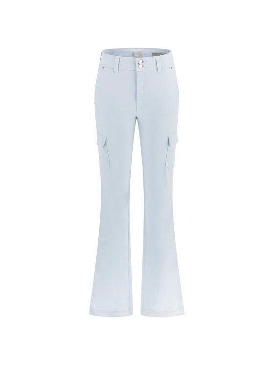 Guess Guess Spodnie materiałowe 174913 Niebieski Slim Fit