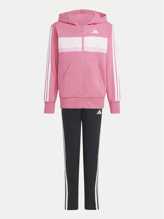 adidas adidas Trenerka Seasonal Essentials Tiberio 3-Stripes JC7521 Ružičasta Regular Fit