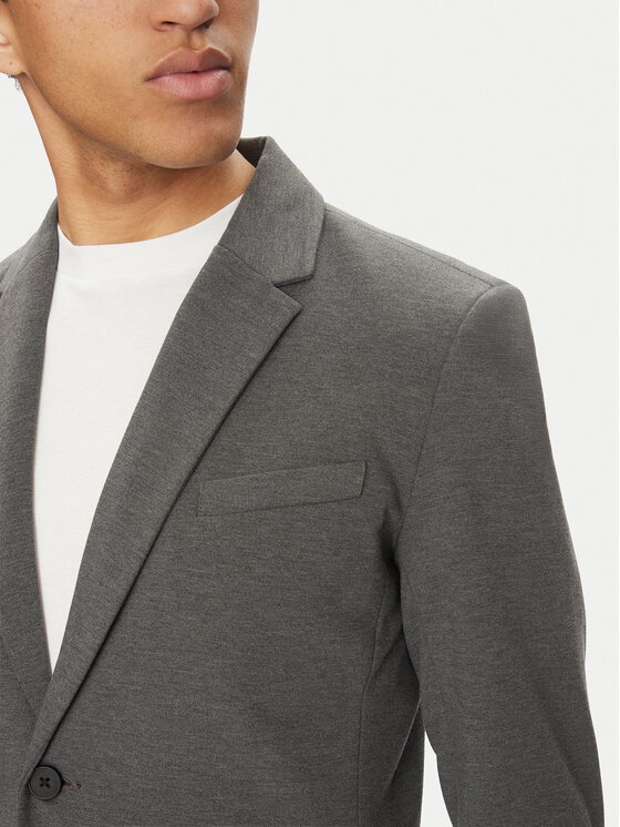Blend Blend Sacou 20716657 Gri Regular Fit