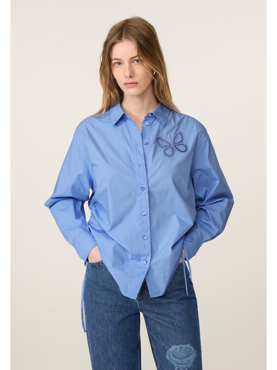 Fabienne Chapot Fabienne Chapot Bluzka 6837-1864-98 Niebieski jasny Regular Fit