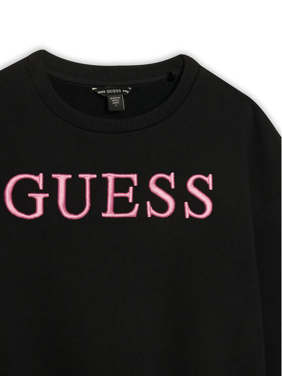 Guess Guess Pulóver J6RQ01 KAD74 Fekete Regular Fit