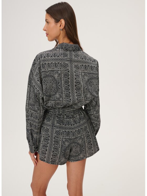 LEBRAND LEBRAND Koszula Meryl Czarny Oversize