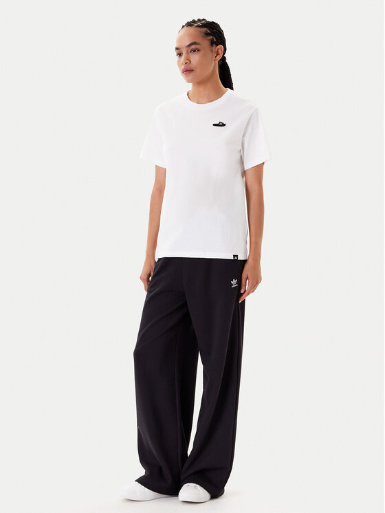 adidas adidas Футболка Slide Graphic JY8687 Білий Regular Fit
