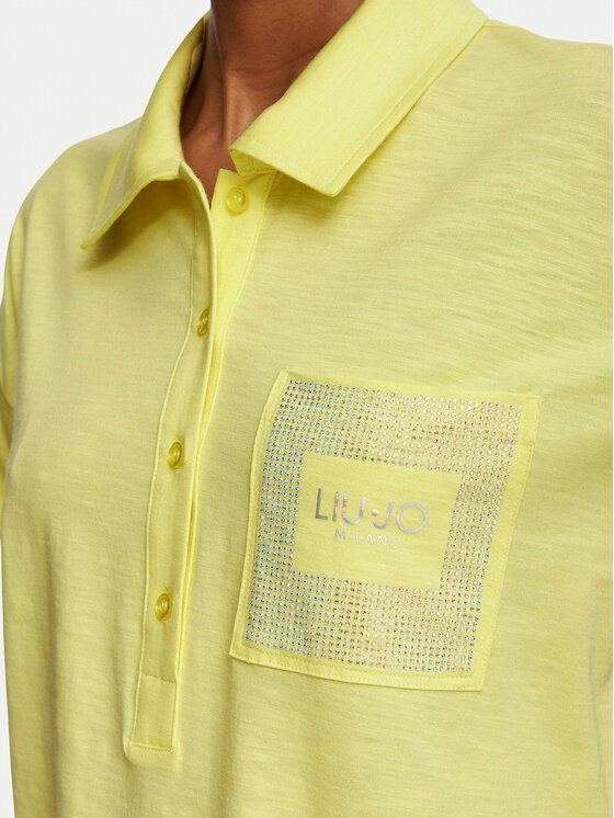Liu Jo Liu Jo Polo TA6159 JS870 Żółty Regular Fit