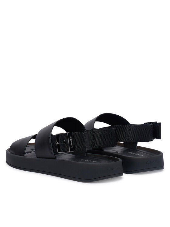 Calvin Klein Calvin Klein Sandály Webbing Back Strap HM0HM02095 Černá