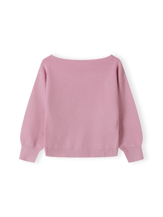 minoti minoti Sweter 26KNIT70 Różowy Regular Fit