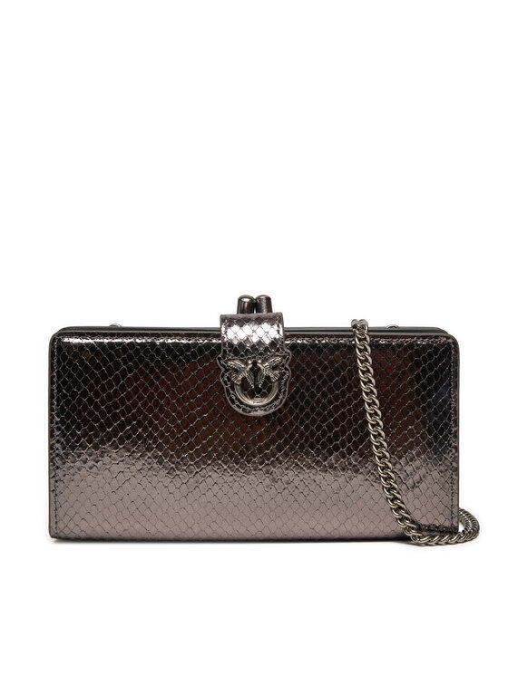 Torebka PINKO, Srebrna, Continental . AI 23-24 PCPL 101779 A180