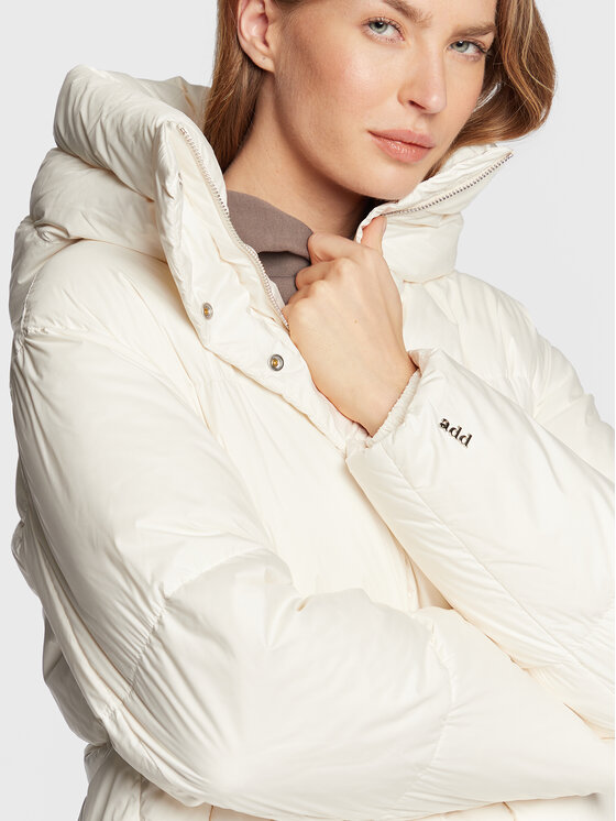 Add Add Μπουφάν πουπουλένιο 6AW445 Λευκό Regular Fit