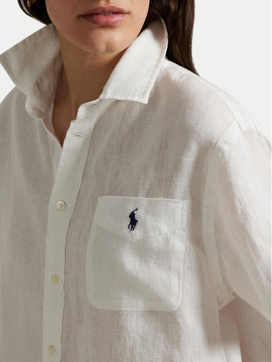 Polo Ralph Lauren Polo Ralph Lauren Särk 211965847001 Valge Relaxed Fit